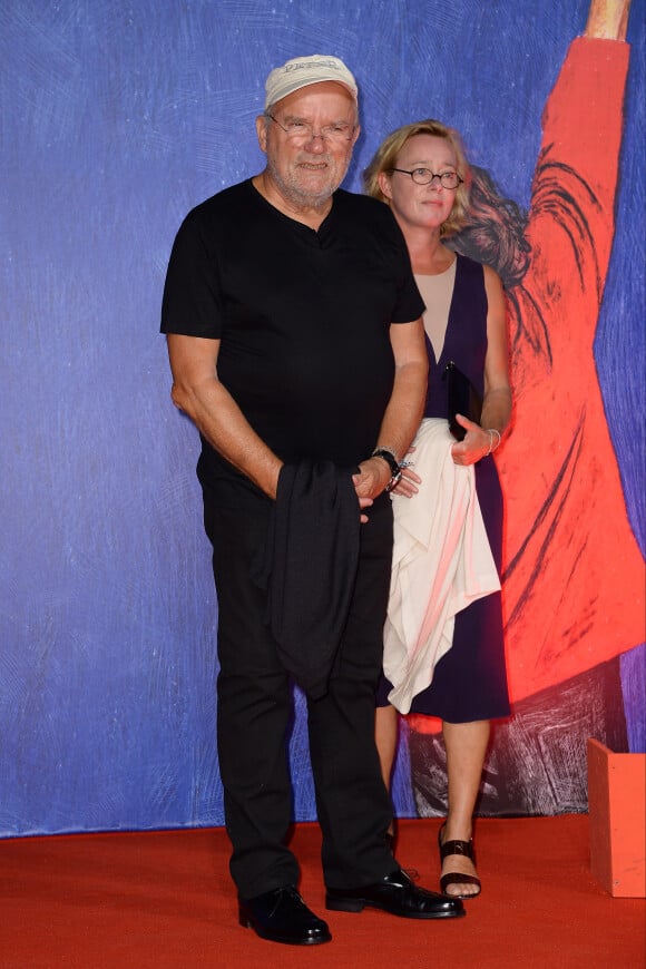 Peter Lindbergh et sa femme Petra Lindbergh lors de la première du film ''Franca: Chaos And Creation'' lors du 73e Festival du Film de Venise, la Mostra, le 2 septembre 2016.