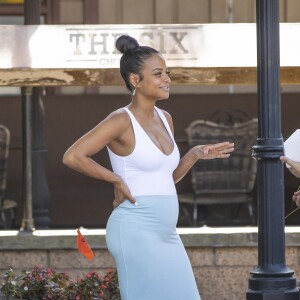 Christina Milian enceinte se promène à Los Angeles le 7 septembre 2019.