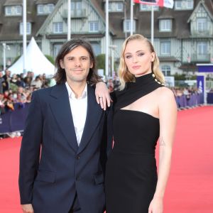 Orelsan et Sophie Turner à la première de "Heavy" lors du 45ème Festival du Cinéma Américain de Deauville, le 7 septembre 2019. © Denis Guignebourg/Bestimage