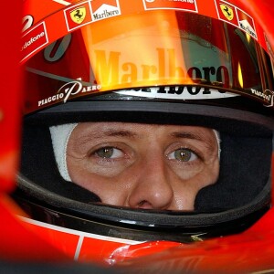 Michael Schumacher lors du Grand Prix de Formule 1 d'Australie a Melbourne. Le 2 mars 2003.