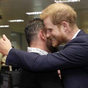 Le prince Harry, duc de Sussex, à la 15ème édition du "BGC Charity Day" au quartier d'affaires Canary Wharf à Londres, Royaume Uni, le 11 septembre 2019.