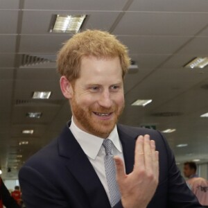 Le prince Harry, duc de Sussex, à la 15ème édition du "BGC Charity Day" au quartier d'affaires Canary Wharf à Londres, Royaume Uni, le 11 septembre 2019.