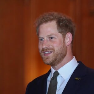 Le prince Harry, duc de Sussex, lors d'une cérémonie pour le 5ème anniversaire des Invictus Games à Londres le 10 septembre 2019.