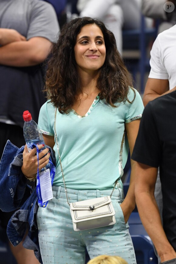 Xisca Perello, compagne de Rafael Nadal, lors de l'US Open le 27 août 2019 à New York