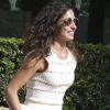 Xisca Perello, compagne de Rafael Nadal, lors d'un déjeuner avec la famille Nadal à Majorque le 26 juillet 2019.