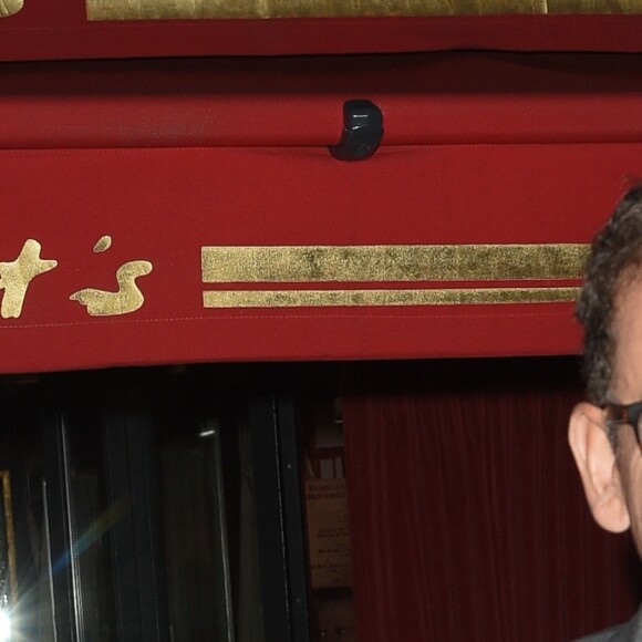 Dany Boon - Dîner de la "Ryder Cup" au Fouquet's Barrière dans le cadre du mois du Golf Barrière, dîner confidentiel dans les salons de la Brasserie Fouquet's la veille du match des célébrités de la Ryder Cup. à Paris le 24 septembre 2018.