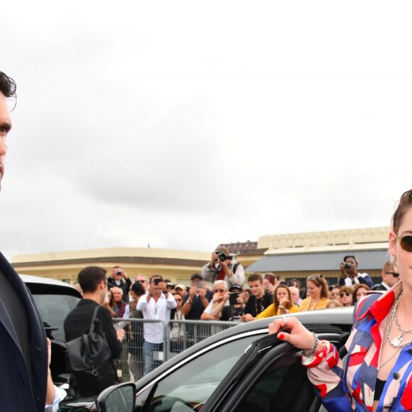 Kristen Stewart inaugure sa cabine sur les planches lors du 45ème festival du Cinéma Américain de Deauville. Le 13 septembre 2019. © Stéphane Kossmann / Bestimage