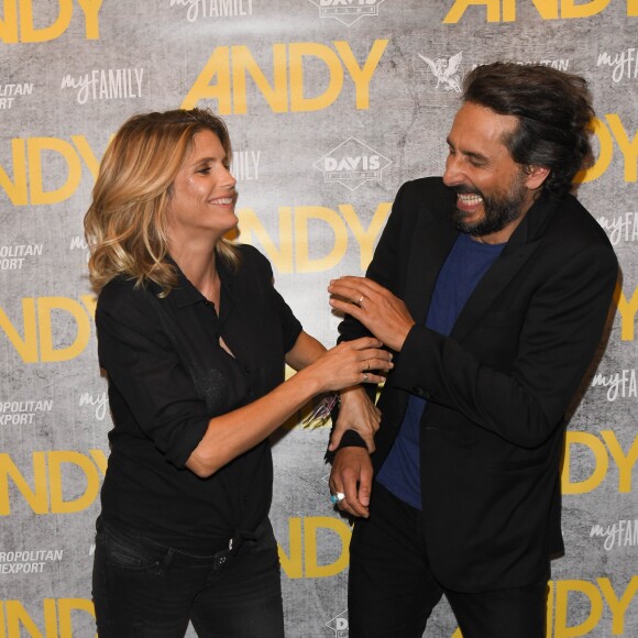 Alice Taglioni (enceinte) et Vincent Elbaz - Avant-première du film "Andy" au cinéma Elysées Biarritz à Paris le 3 septembre 2019. © Coadic Guirec/Bestimage 03/09/2019 - Paris