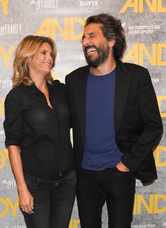 Alice Taglioni (enceinte) et Vincent Elbaz - Avant-première du film "Andy" au cinéma Elysées Biarritz à Paris le 3 septembre 2019. © Coadic Guirec/Bestimage03/09/2019 - Paris