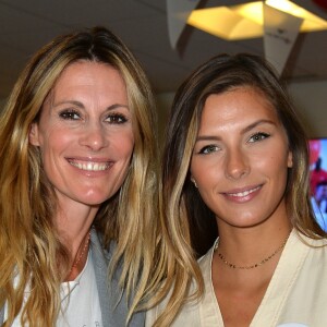 Sophie Thalmann et Camille Cerf à l'opération Charity Day chez Aurel BCG partners à Paris le 11 septembre 2019. © Veeren / Bestimage