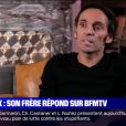 Alexandre Moix, le frère de Yann Moix, s'exprime sur BFMTV, le 16 septembre 2019