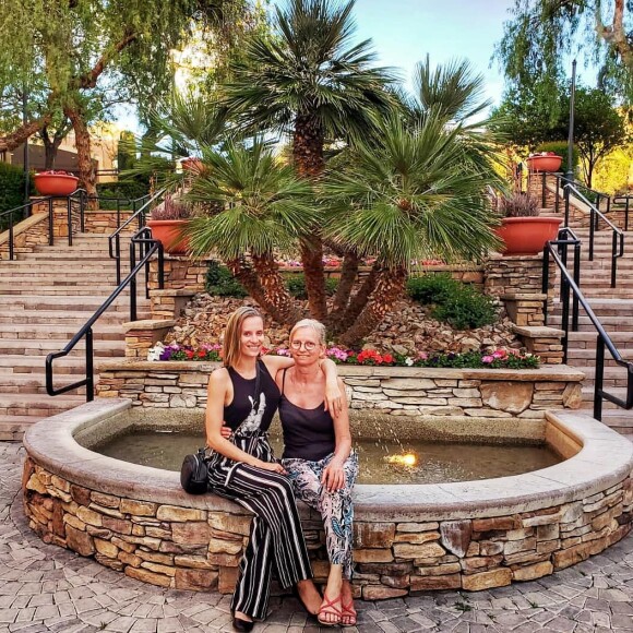 Audrey de "Secret Story" et sa maman à Las Vegas, le 20 avril 2019
