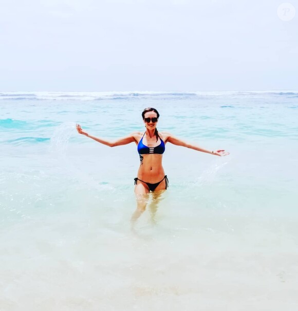 Audrey de "Secret Story" en maillot de bain à Bali, le 10 janvier 2019