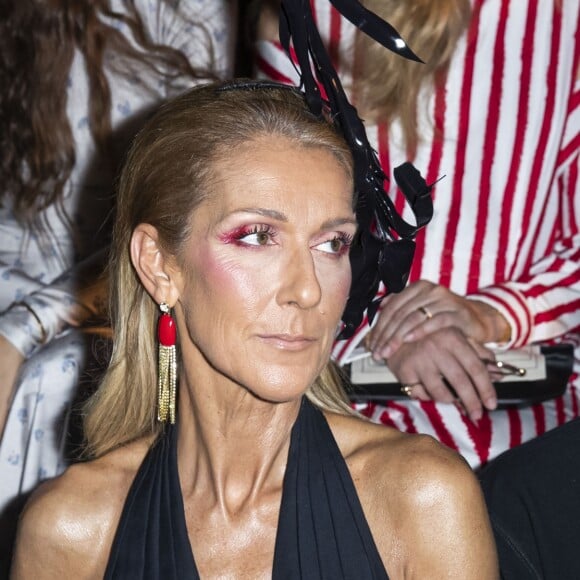 Céline Dion et Pepe Munoz - People au défilé Schiaparelli haute couture Automne-Hiver 2019/2020 à Paris le 1er juillet 2019. © Olivier Borde/Bestimage