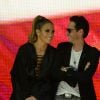 Jennifer Lopez et son ex mari Marc Anthony - Hillary Clinton lors du concert de Jennifer Lopez organisé pour soutenir sa candidature aux elections présidentielles à Miami le 29 octobre 2016.