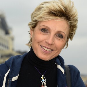 Evelyne Dheliat pose a Cabourg lors de la 20eme edition des "Trophees Epona", le 12 octobre 2013.12/10/2013 - Cabourg