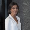 La reine Letizia d'Espagne dans une création Lola Li lors de l'ouverture de la saison 2019)2020 de l'Opéra de Madrid avec "Don Carlo" le 18 septembre 2019.