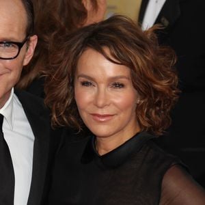 Clark Gregg et sa femme Jennifer Grey aux 20e Screen Actors Guild Awards au Shrine Exposition Center a Los Angeles le 18 janvier 2014