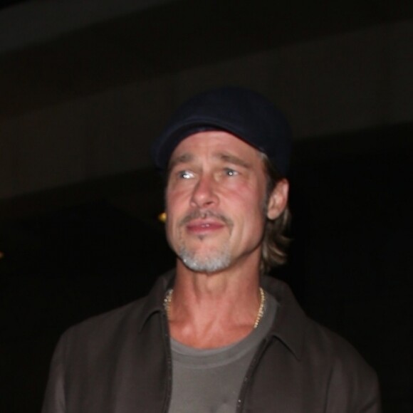 Brad Pitt à Los Angeles le 21 septembre 2019, de sortie pour la première de la pièce de théâtre A Play Is A Poem d'Ethan Coen au Mark Taper Forum.