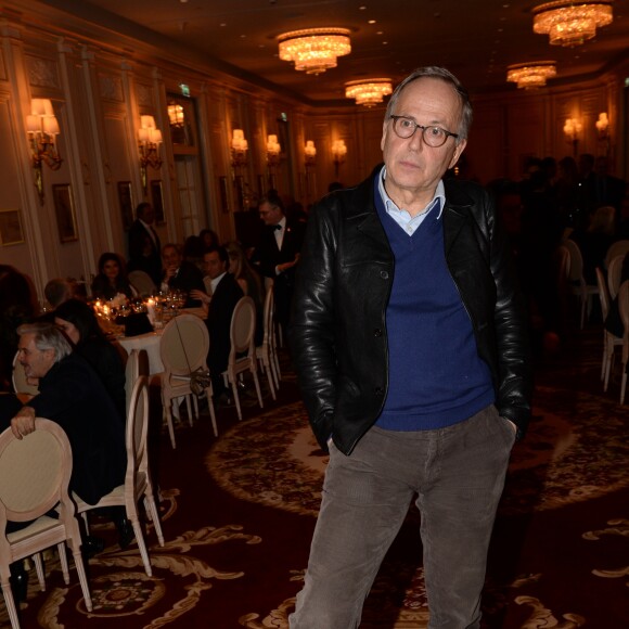 Exclusif -  Fabrice Luchini - Dîner Etam "Women's independence" à l'hôtel Ritz à Paris le 7 mars 2017. Ainsi, pour célébrer cette occasion et réunir art et bienfaisance, la commissaire d'exposition Magda Danysz a invité des artistes à réaliser des oeuvres sur le thème de l'indépendance féminine, destinées à être mises en vente aux enchères au profit de la fondation. © Rachid Bellak/Bestimage