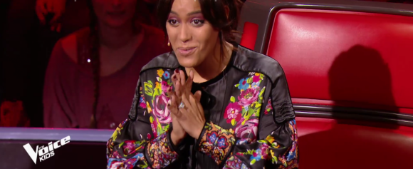 Amel Bent - Battles de "The Voice Kids 2019" sur TF1. Le 27 septembre 2019.