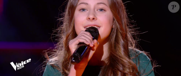 Léna - Battles de "The Voice Kids 2019" sur TF1. Le 27 septembre 2019.
