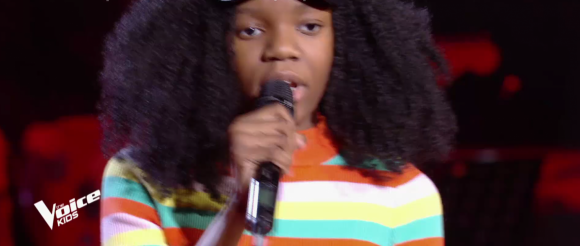 Lisa - Battles de "The Voice Kids 2019" sur TF1. Le 27 septembre 2019.