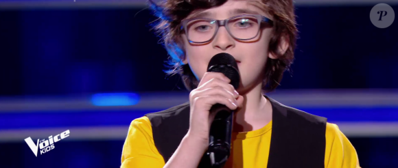 Gaspard - Battles de "The Voice Kids 2019" sur TF1. Le 27 septembre 2019.