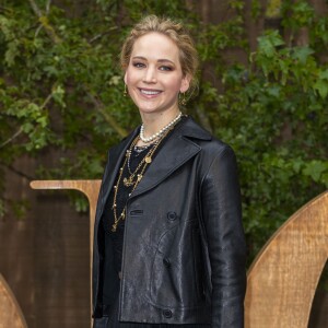 Jennifer Lawrence assiste au défilé Christian Dior, collection prêt-à-porter printemps-été 2020. Paris, le 24 septembre 2019. © Olivier Borde / Bestimage