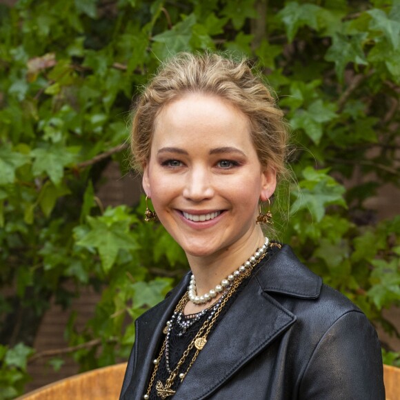 Jennifer Lawrence assiste au défilé Christian Dior, collection prêt-à-porter printemps-été 2020. Paris, le 24 septembre 2019. © Olivier Borde / Bestimage