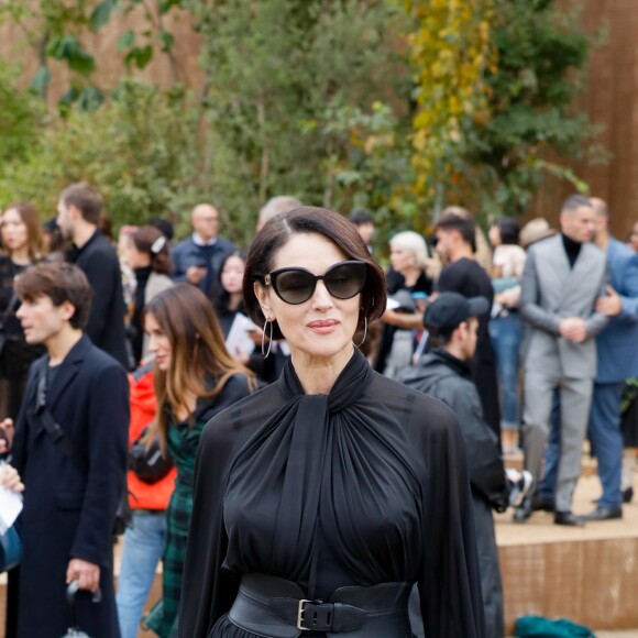 Monica Bellucci assiste au défilé Christian Dior, collection prêt-à-porter printemps-été 2020. Paris, le 24 septembre 2019. © Christophe Clovis / Vereen / Bestimage