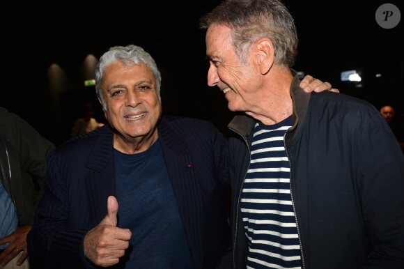 Enrico Macias et Alain Chamfort - Avant-première du film "Le Regard de Charles" à Paris le 23 septembre 2019. © Veeren/Bestimag