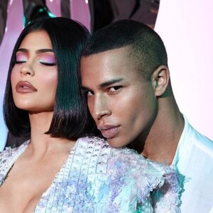 Kylie Jenner et Olivier Rousteing- Collection Kylie Cosmetics X Balmain -Instagram.