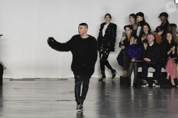 Olivier Rousteing - Défilé de mode Balmain collection prêt-à-porter Automne-Hiver 2019/2020 lors de la fashion week à Paris, le 1er mars 2019.