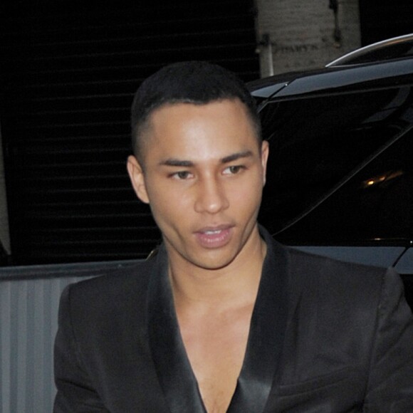 Kim Kardashian et Olivier Rousteing sont allés dîner au Costes à Paris. Le 20 juillet 2015