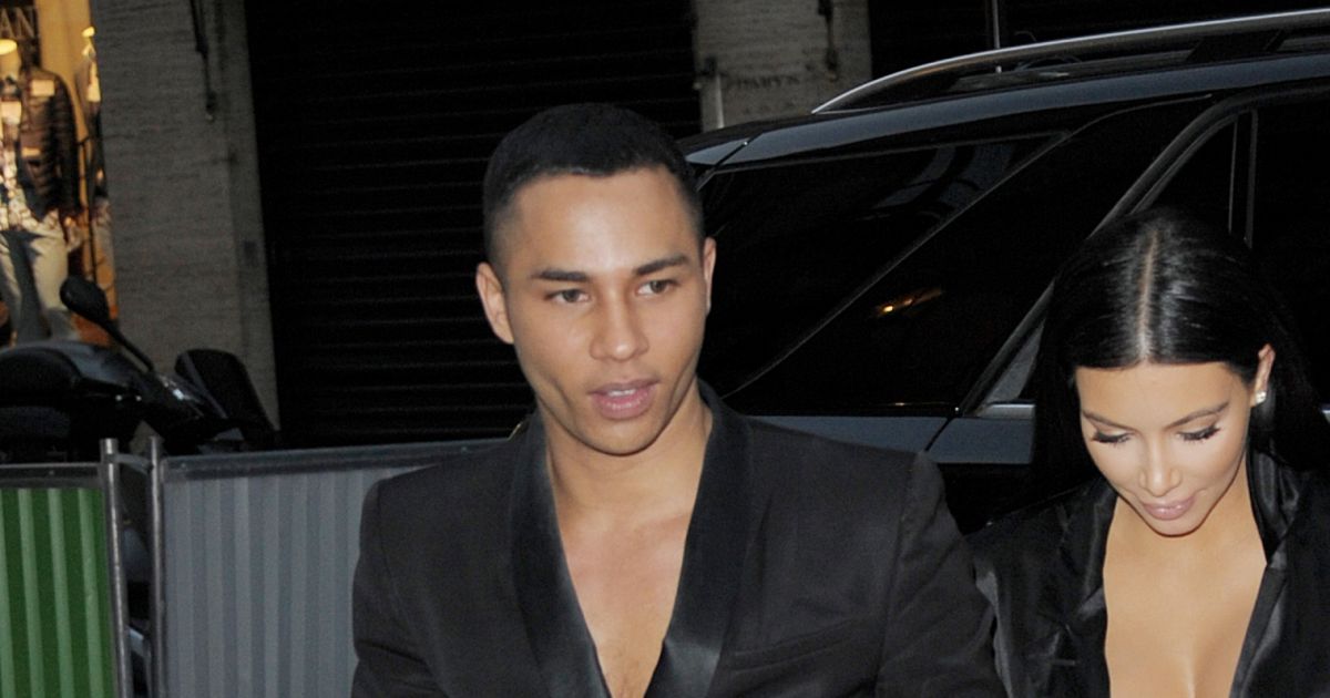 Kim Kardashian et Olivier Rousteing sont allés dîner au Costes à Paris