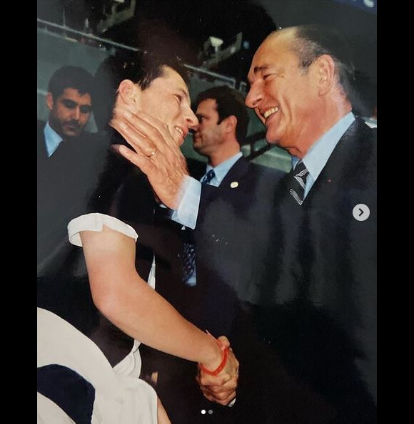 Jean Imbert et Jacques Chirac en 1999.