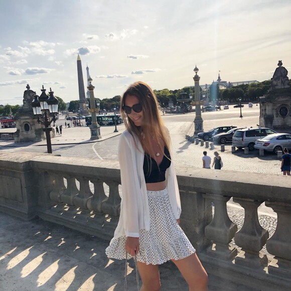 Rosalie, la fille de Jean-Luc Reichmann, à Paris, le 7 août 2019