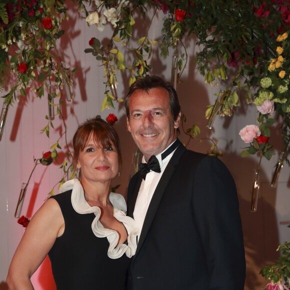 Jean-Luc Reichmann et sa femme Nathalie - Gala du 75ème Grand Prix de Monaco le 28 mai 2017. © Claudia Albuquerque/Bestimage