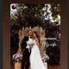 Tara Damiano (Secret Story 7) s'est mariée avec Franck Levy, Instagram (28 septembre 2019).