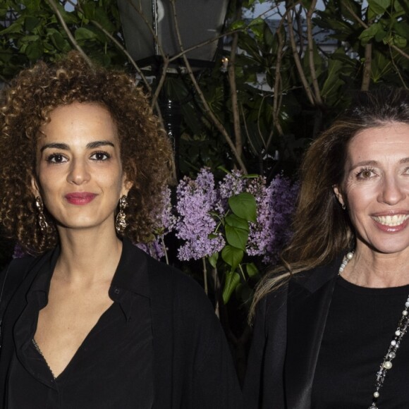 Sarah Chiche (prix de la Closerie des Lilas pour "Les Enténébrés"), Leïla Slimani (présidente du Jury), Carole Chrétiennot (fille des propriétaires de la Closerie des Lilas et cofondatrice du prix de la Closerie des Lilas) et Mazarine Pingeot lors de la 12ème édition du Prix de la Closerie des Lilas à Paris, France, le 16 avril 2019. Le Prix de la Closerie des Lilas couronne une romancière de langue française dont l'ouvrage paraît à la rentrée de janvier. Le Prix de la Closerie des Lilas a pour originalité d'être composé d'un jury permanent et d'un jury invité, renouvelé chaque année. Le jury 2018 a attribué le Prix de la Closerie des Lilas 2018 à S.Chiche pour "Les Enténébrés" (édition Seuil), la lauréate sera l'invitée privilégiée de La Closerie des Lilas pendant une année, pour un montant de 3 000 euros. © Pierre Perusseau/Bestimage