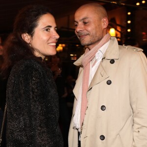 Mazarine Pingeot et son mari Didier Le Bret lors de la 12ème édition du Prix de la Closerie des Lilas à Paris, France, le 16 avril 2019. Le Prix de la Closerie des Lilas couronne une romancière de langue française dont l'ouvrage paraît à la rentrée de janvier. Le Prix de la Closerie des Lilas a pour originalité d'être composé d'un jury permanent et d'un jury invité, renouvelé chaque année. Le jury 2018 a attribué le Prix de la Closerie des Lilas 2018 à S.Chiche pour "Les Enténébrés" (édition Seuil), la lauréate sera l'invitée privilégiée de La Closerie des Lilas pendant une année, pour un montant de 3 000 euros. © Cédric Perrin/Bestimage