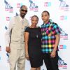 Snoop Dogg, Shante Broadus et leur fils Cordé Calvin Broadus à Los Angeles. Juillet 2010.