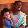 Corde Broadus, le fils de Snoop Dogg, et son fils aîné Zion. Septembre 2019.