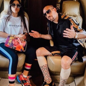 Franck Ribéry souhaite un joyeux anniversaire à sa fille aînée Hiziya sur Instagram le 18 juillet 2019.