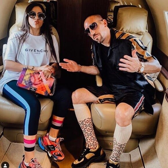 Franck Ribéry souhaite un joyeux anniversaire à sa fille aînée Hiziya sur Instagram le 18 juillet 2019.