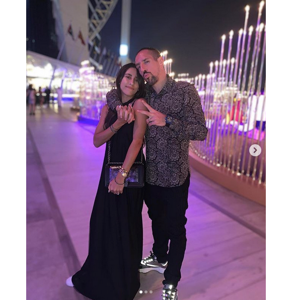 Franck Ribéry et sa fille aînée Hiziya s'éclatent à Dubaï pour le Nouvel an 2019.