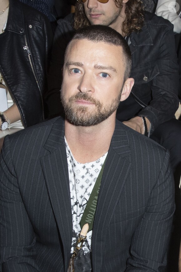 Justin Timberlake - Front Row du défilé de mode PAP femme printemps-été 2020 Louis Vuitton à Paris. Le 1er octobre 2019 © Olivier Borde / Bestimage