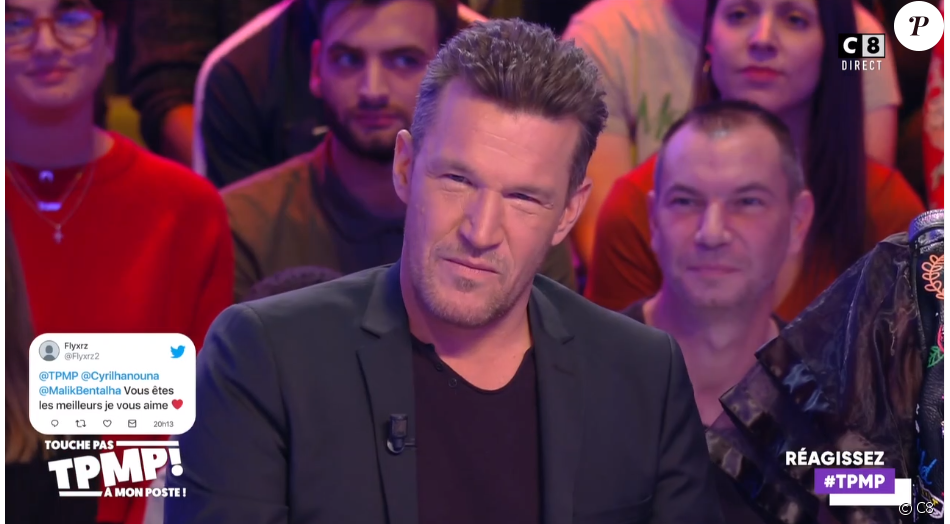 Touche Pas à Mon Poste Benjamin Eglise Benjamin Castaldi dans Touche pas à mon poste, le 2 octobre 2019, sur