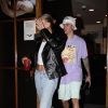 Justin Bieber et sa femme Hailey Baldwin Bieber sont allés se faire masser après un diner et un cinéma en amoureux dans le quartier de West Hollywood à Los Angeles, le 2 octobre 2019